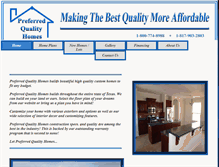 Tablet Screenshot of pqualityhomes.com